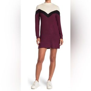 Nordstrom Color block lightweight sweater dress